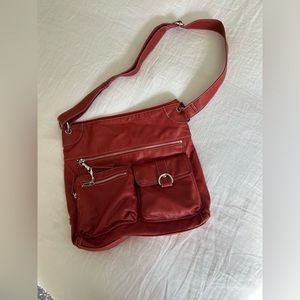 Franco Sarto Red Leather Bag